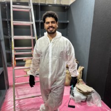 Mohamed bei der Arbeit